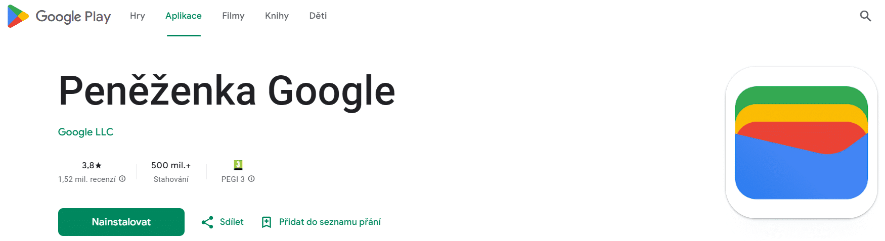 Google peněženka