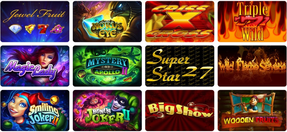 3-reel slots at Apollo Games Casino