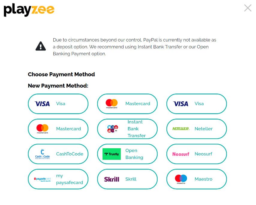 playzee payment method