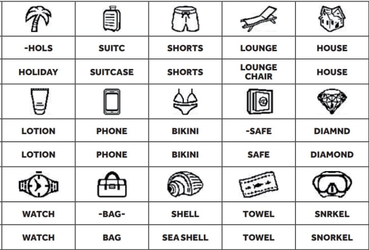 Play Symbols and Play Captions for GAME 2