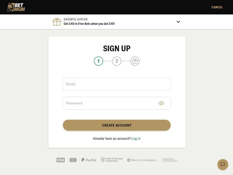 BetMGM UK Casino Signup