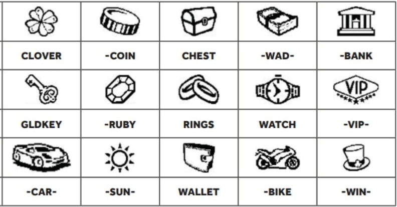 Bonus Game Play Symbols