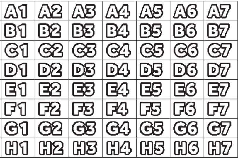 Coordinate play symbols