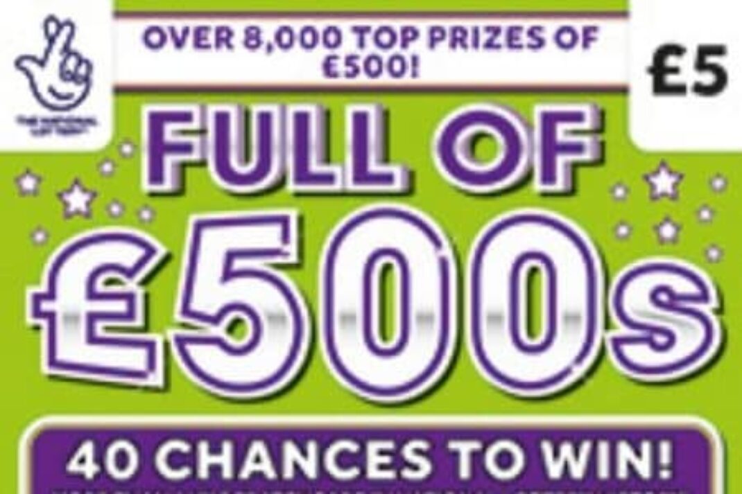 Scratch card Full Of £500s