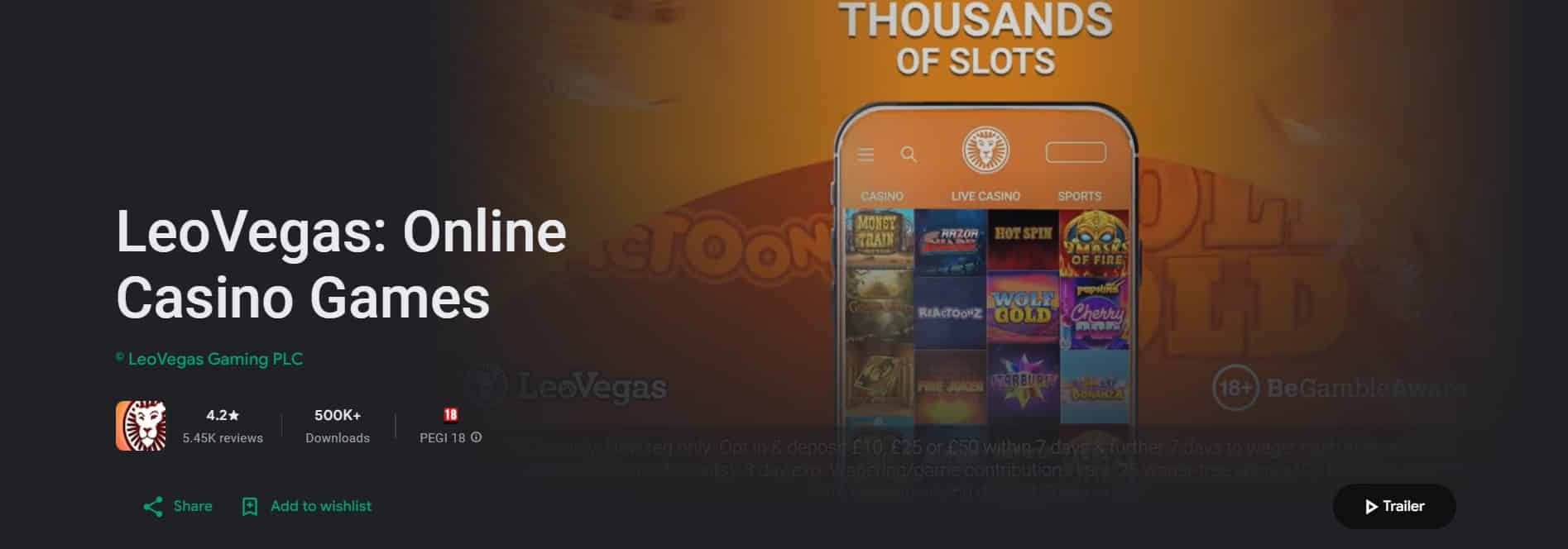 LeoVegas Mobile App