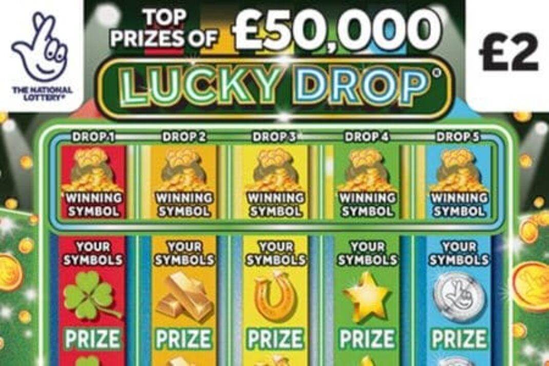 Scratch card Lucky Drop