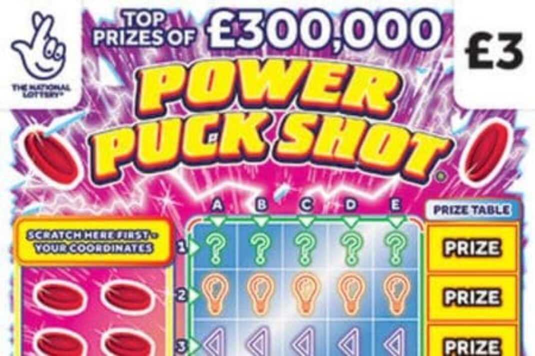 Scratch card Power Puck Shot