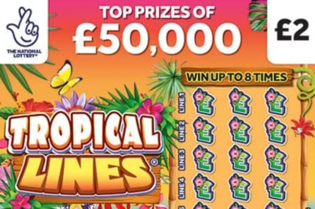 Scratch card Tropical Lines