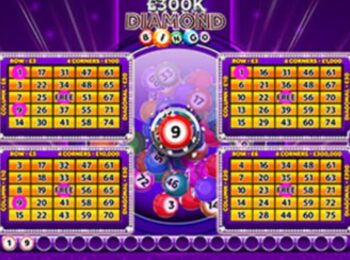 Wiped online lot - £300K Diamond Bingo