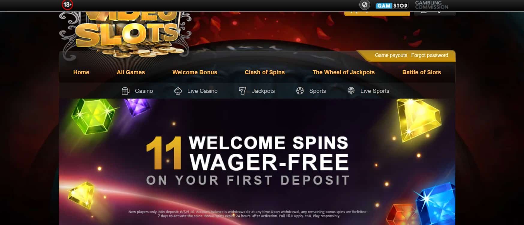 Videoslots Casino Bonus Spins