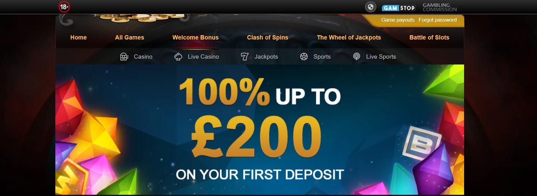 Videoslots Casino welcome bonus