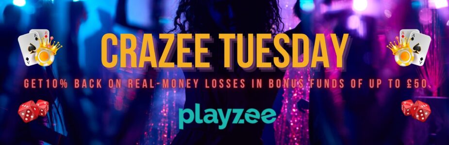 Playzee Crazee Tuesday Promo