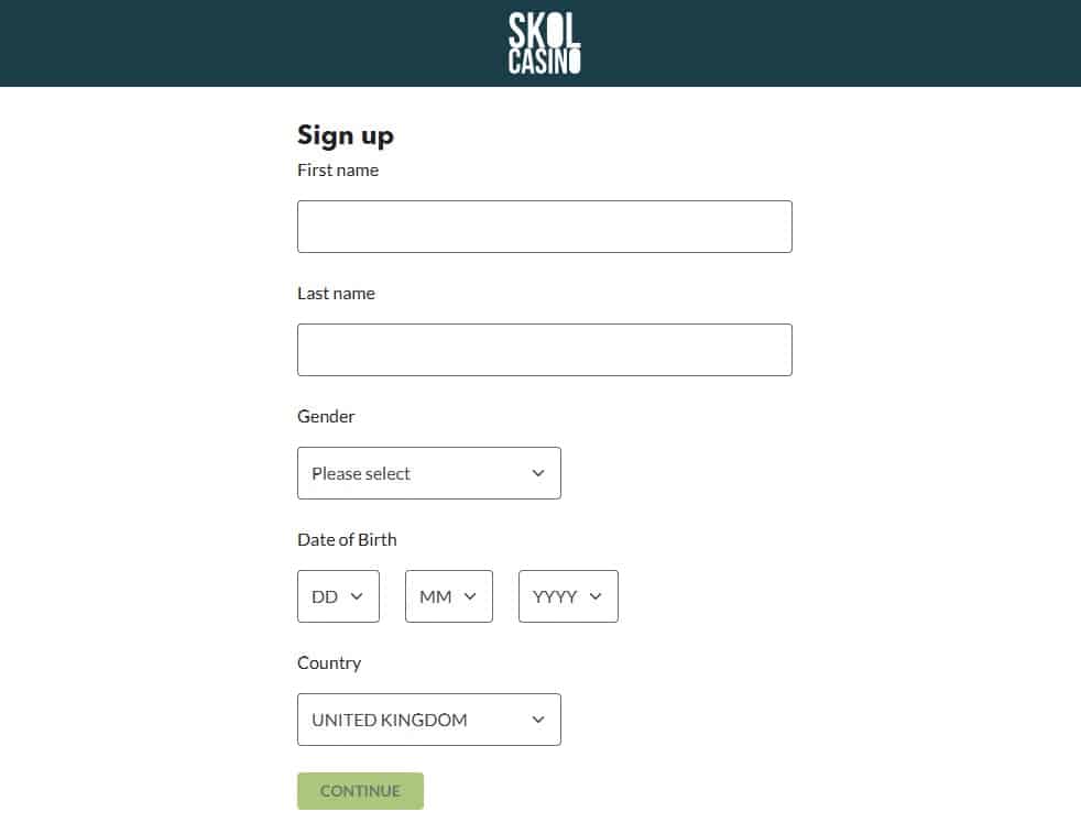 Register Skol Casino