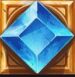 Symbol Blue gemstone slot Dwarf Mine by Yggdrasil