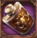 Symbol Hip Flask slot The One Armed Bandit by Yggdrasil