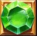 Symbol Green gemstone slot Dwarf Mine by Yggdrasil