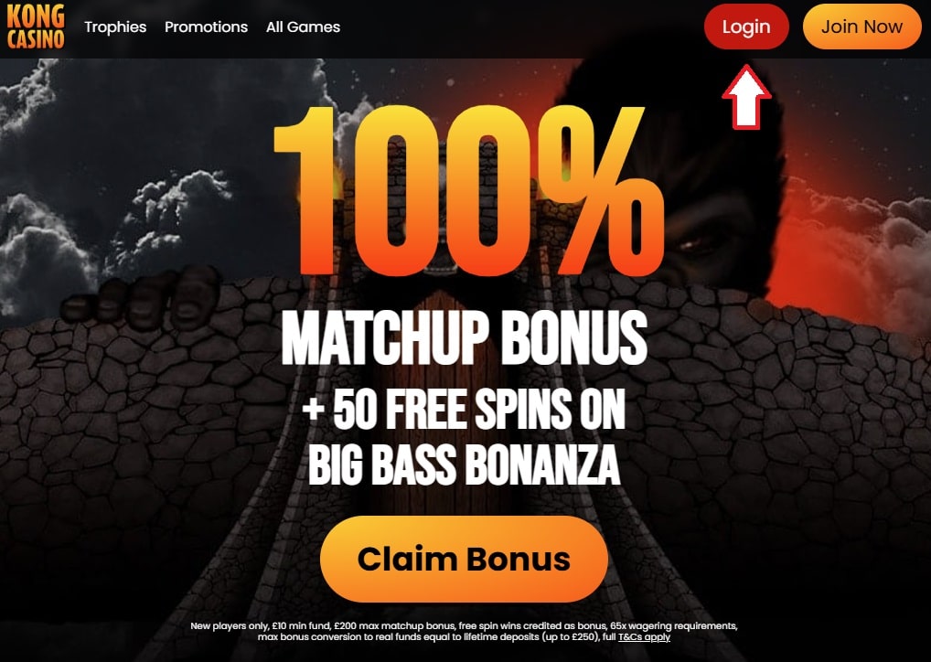 Kong Casino Match up Bonus