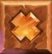 Symbol Orange cross slot Gem Rocks by Yggdrasil