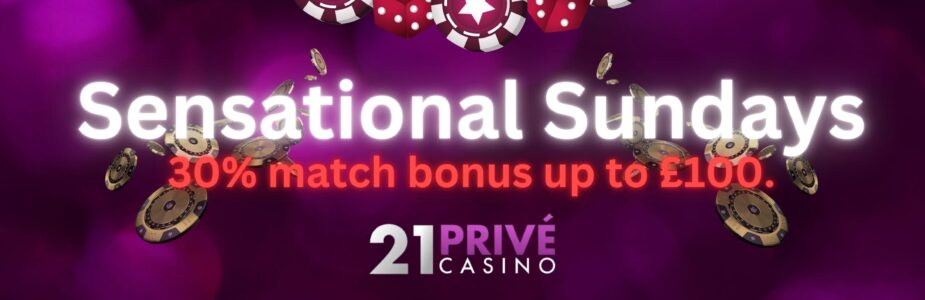 21Prive Casino Sunday Promo