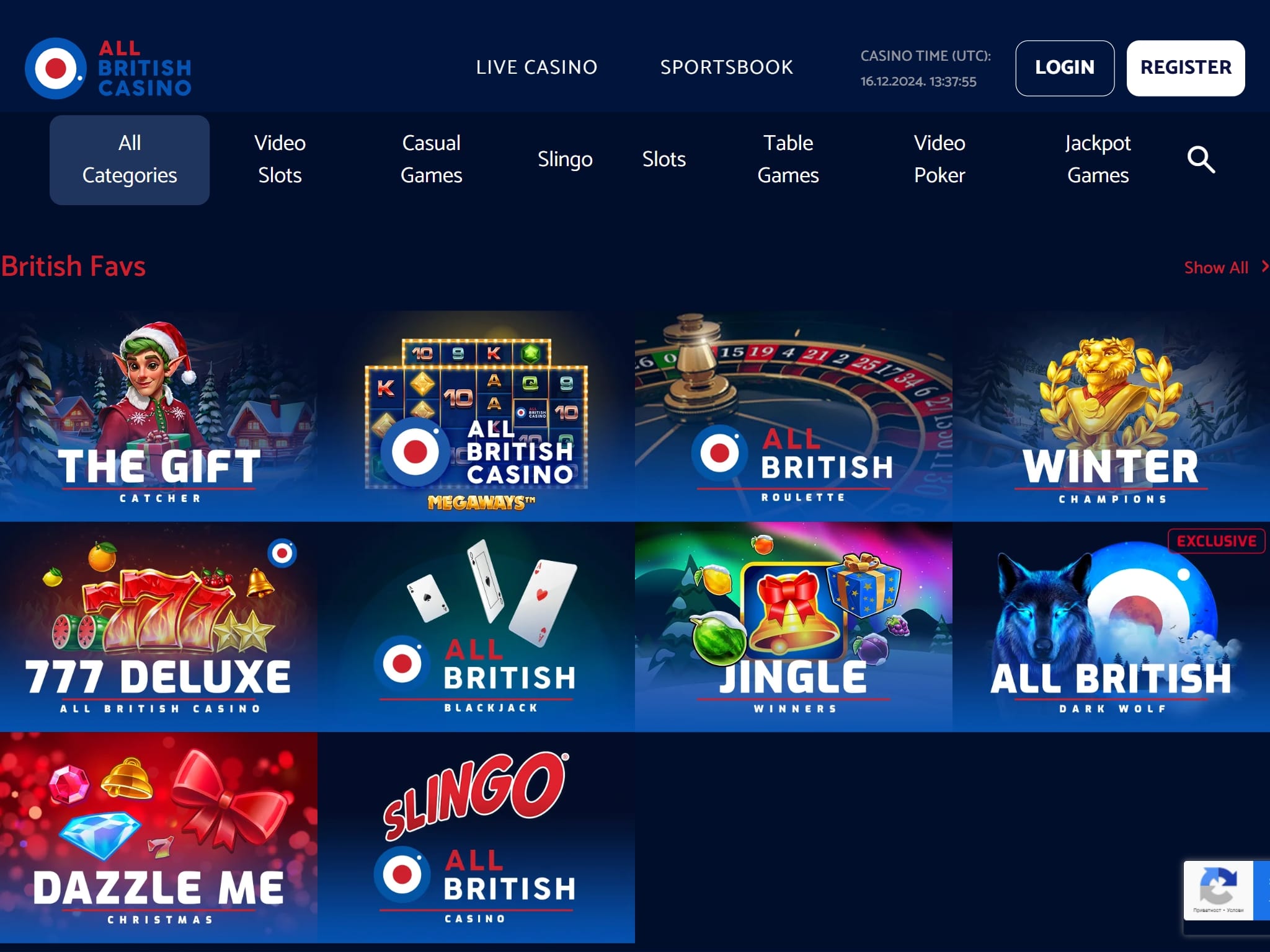 All British Casino Online