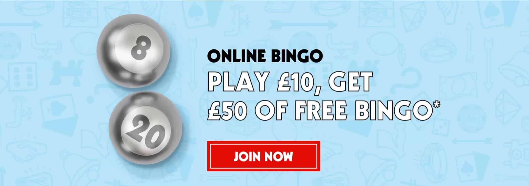 Bingo Welcome Bonus at Monopoly Casino