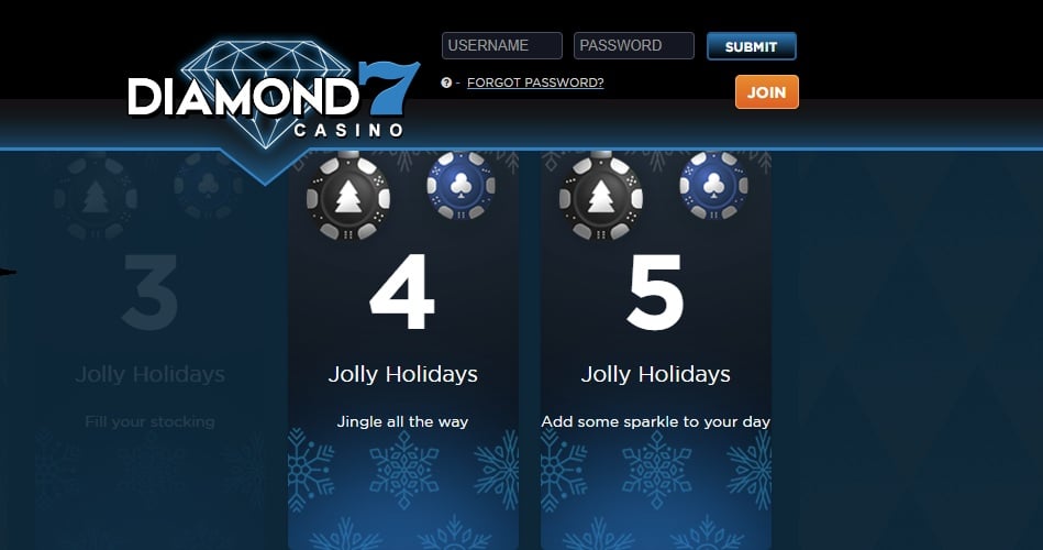 Diamond 7 Casino best Xmas deals