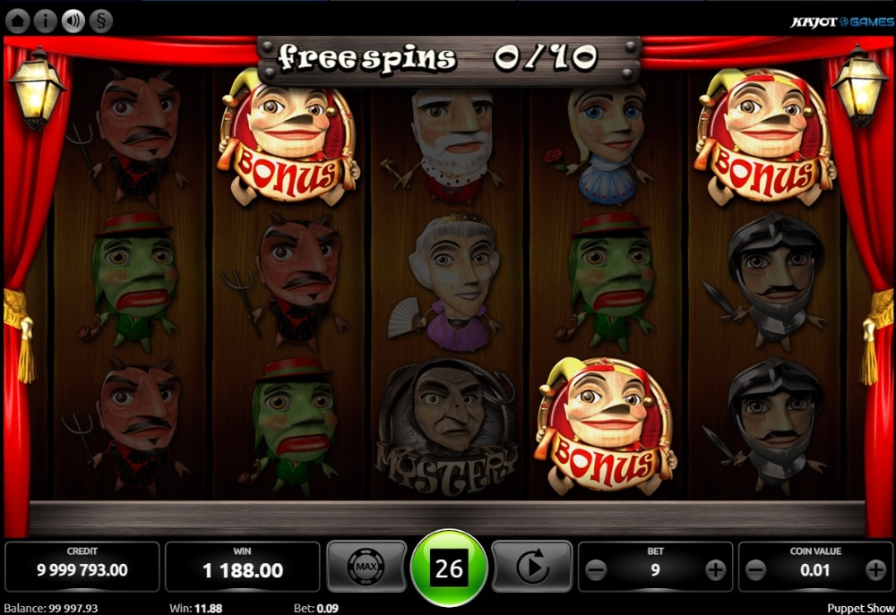 Free spins Puppet Show