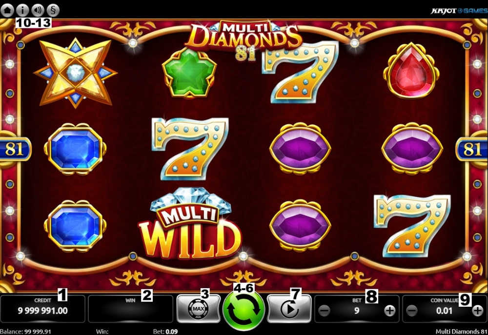 How to Play Online Slot Multi Diamonds 81