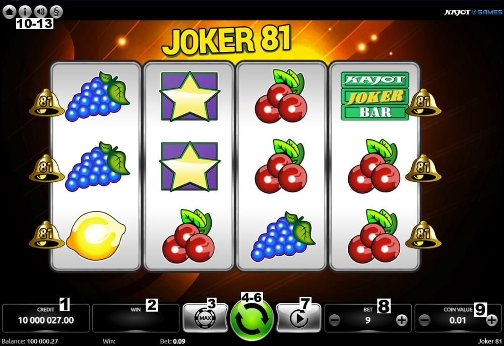 How to play Joker 81 slot