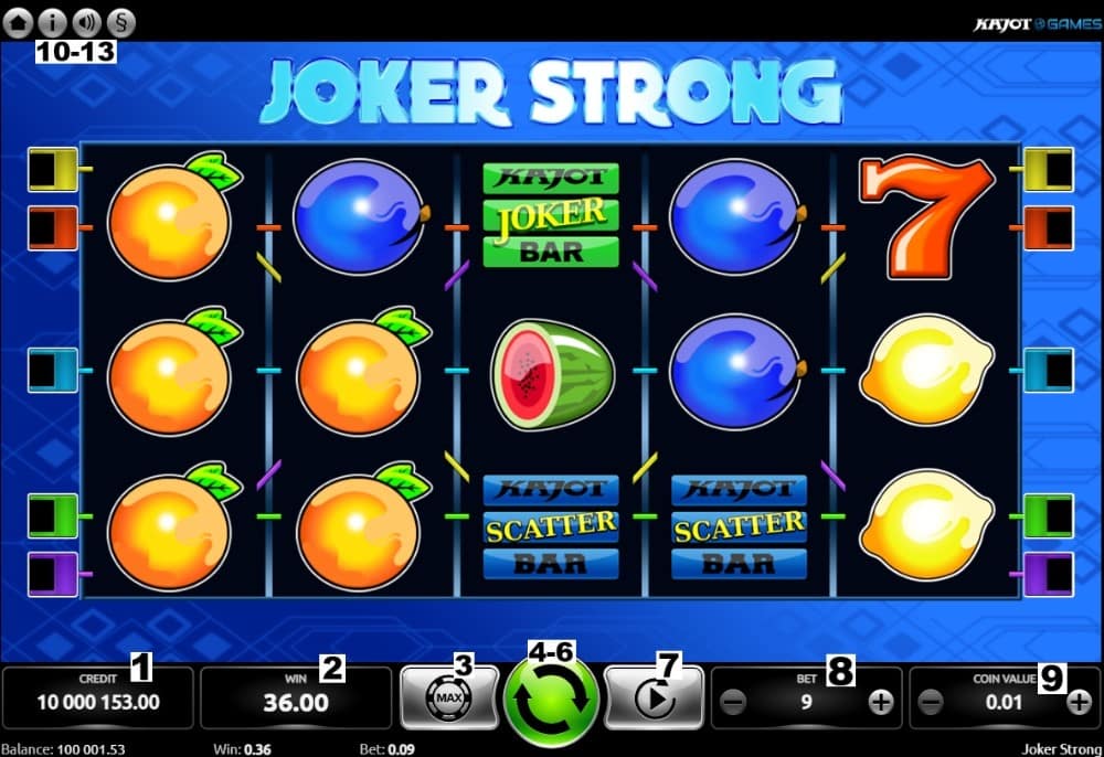 How to play Joker Strong