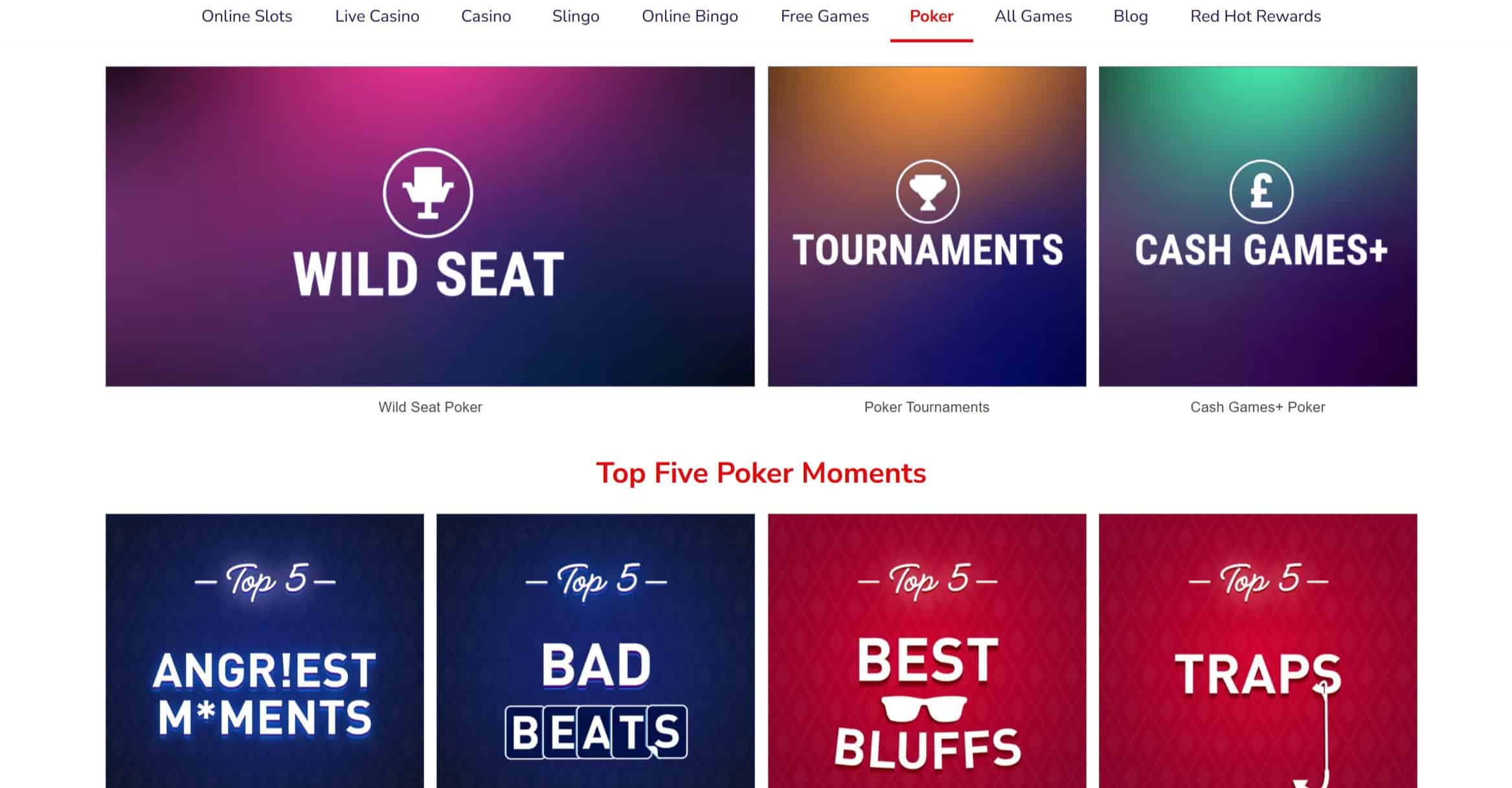 Virgin Games Online Poker