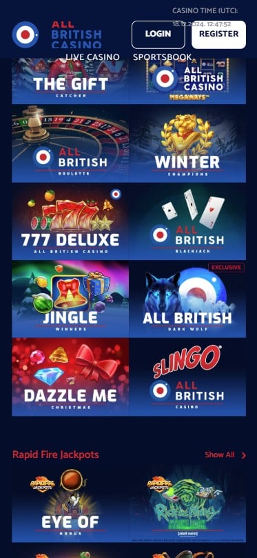 ALL British Casino Games