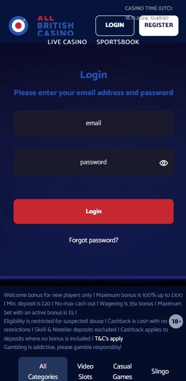 Login Page