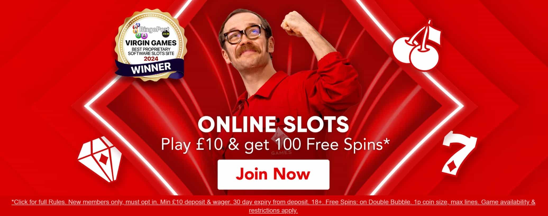 Slot Bonus at Virgin Games Casino