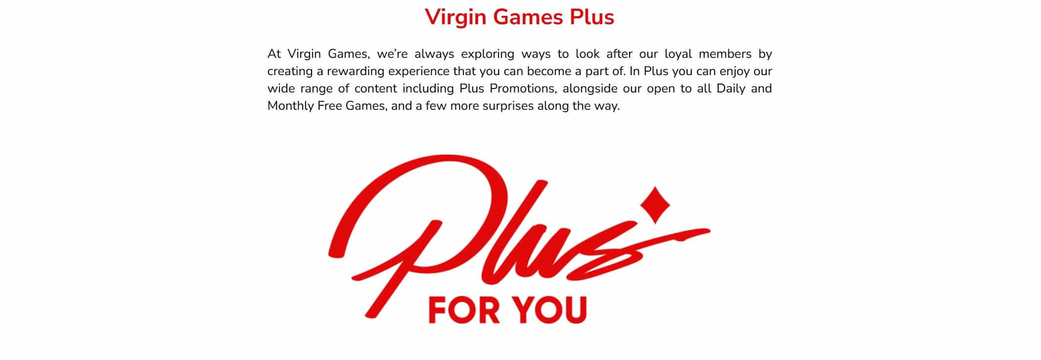 Virgin Games Casino Loyalty Program