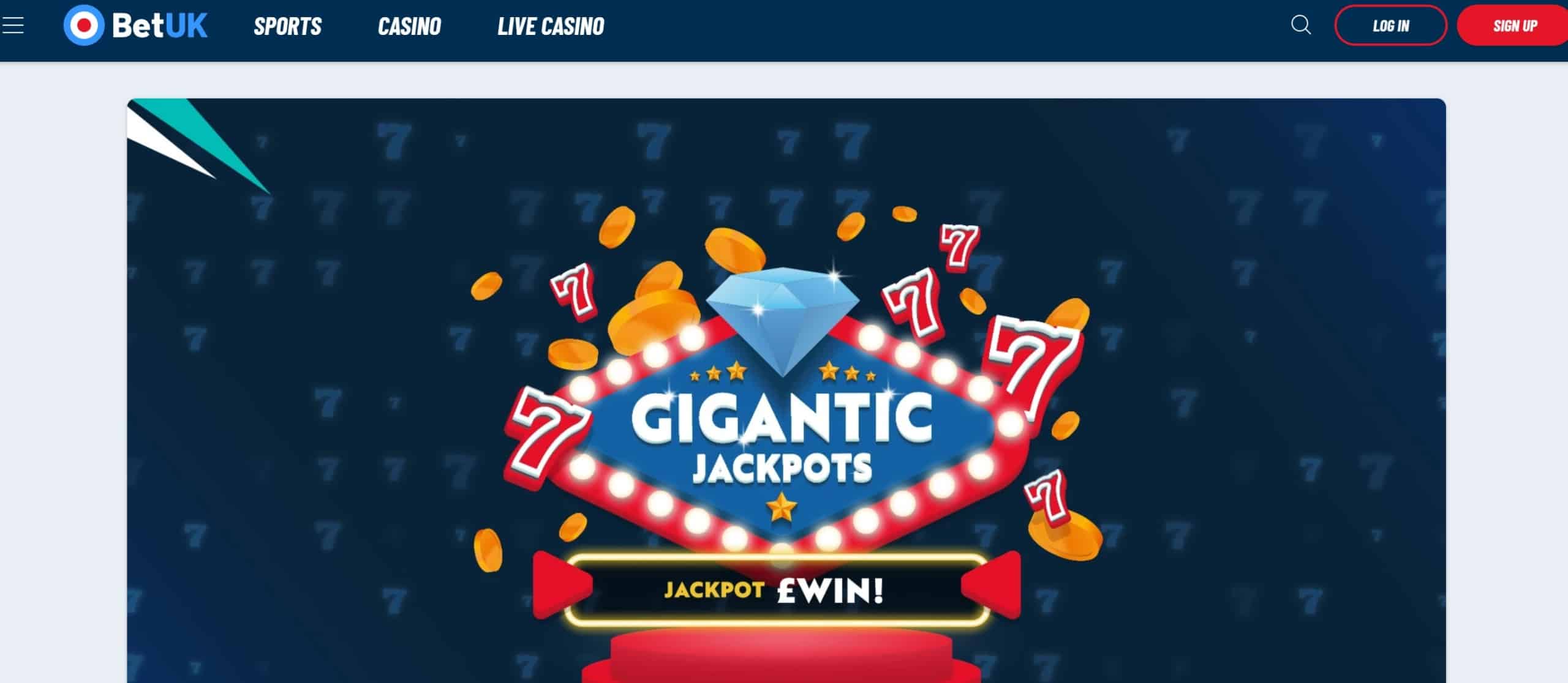 Gigantic Jackpots at BetUK