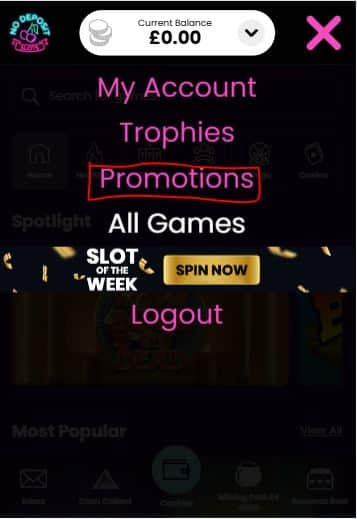 Nodepositslots casino