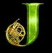 Symbol Písmeno J slot In Jazz by Yggdrasil