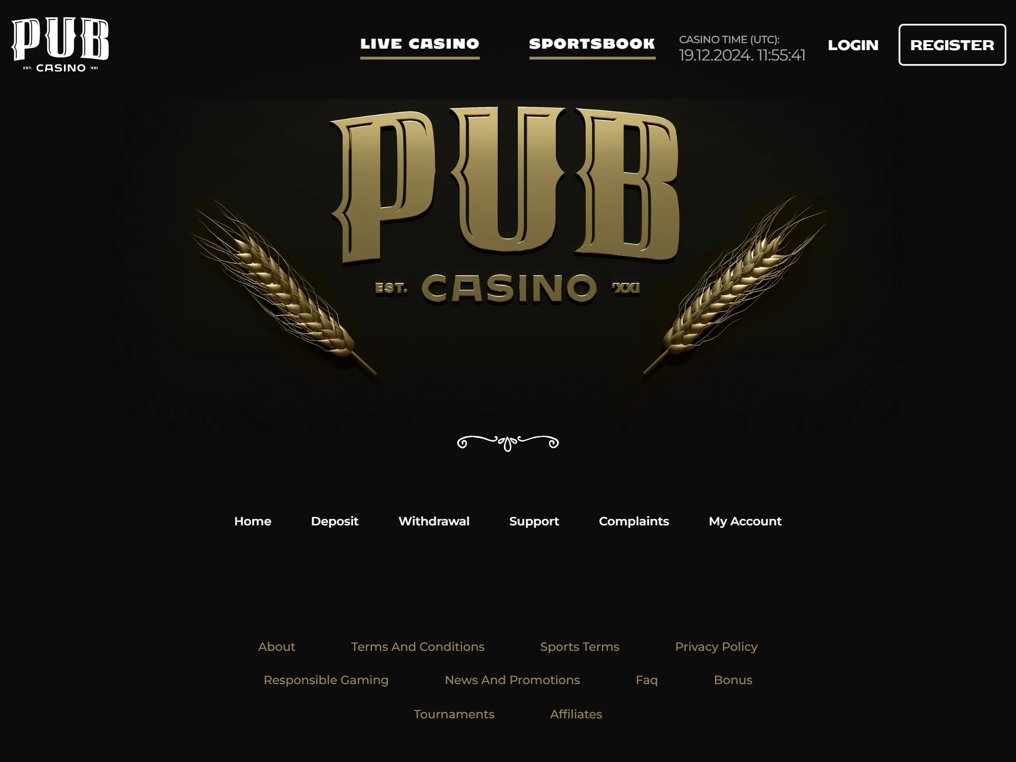 Pub Casino Site