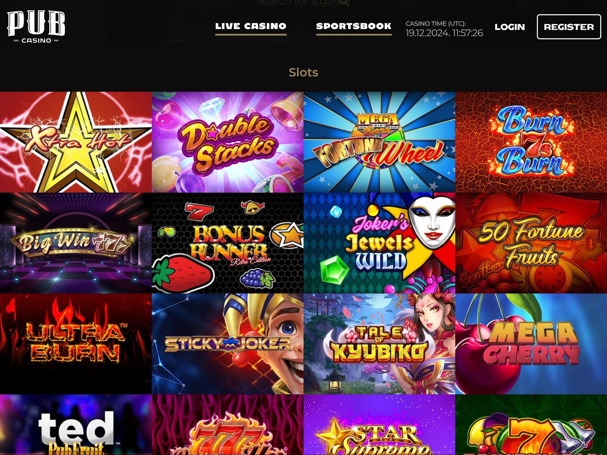 Pub Casino Best Slots