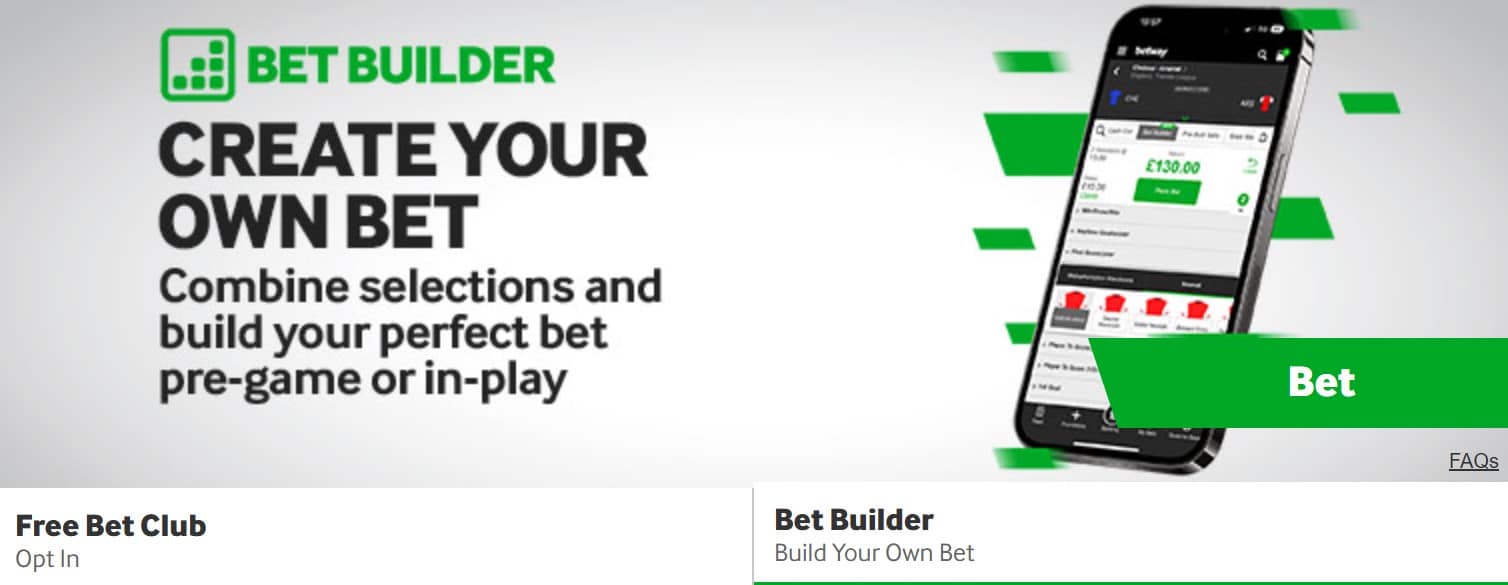 Betway's Bet Builder Feature