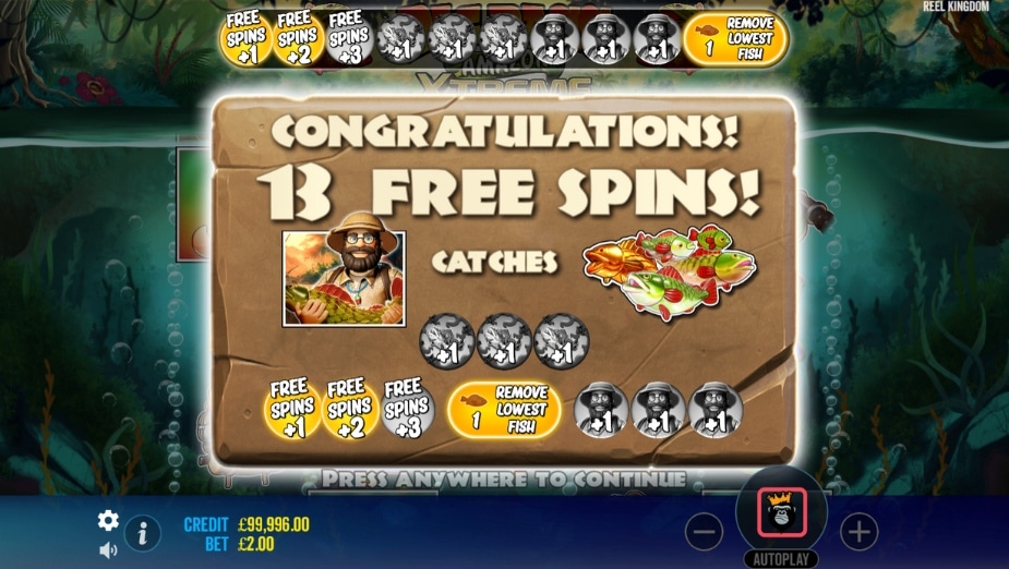 Big Bass Amazon Xtreme online slot Scatter