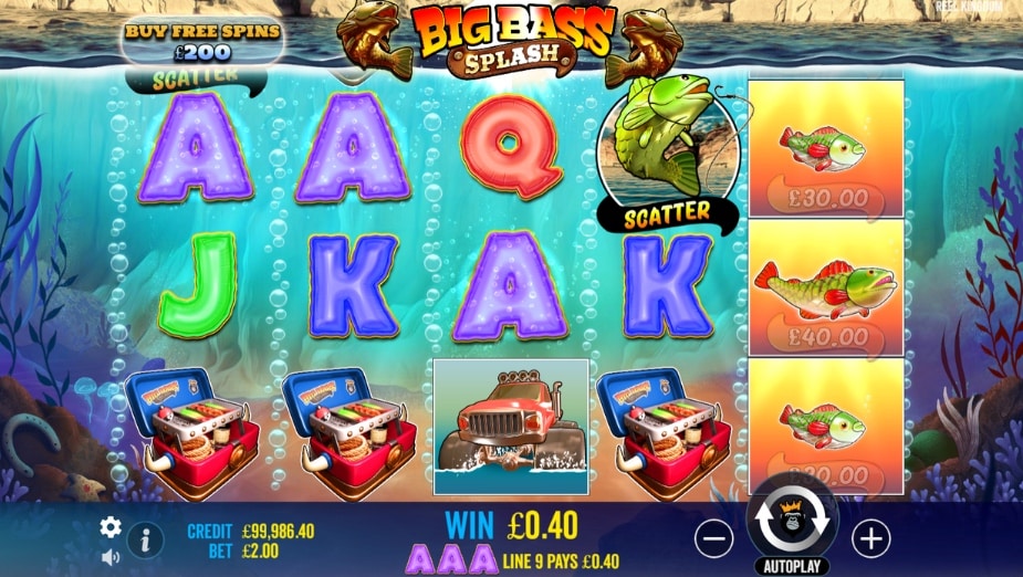 Big Bass Splash online slot