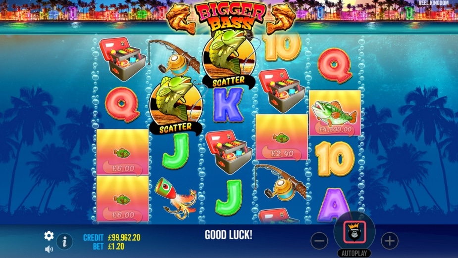 Bigger Bass Bonanza online slot Scatter Symbol