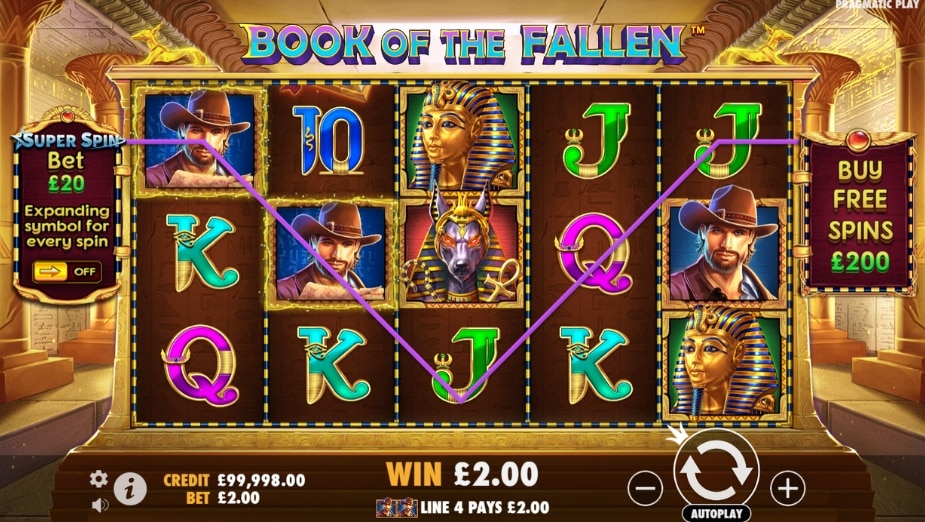 Book of the Fallen online slot