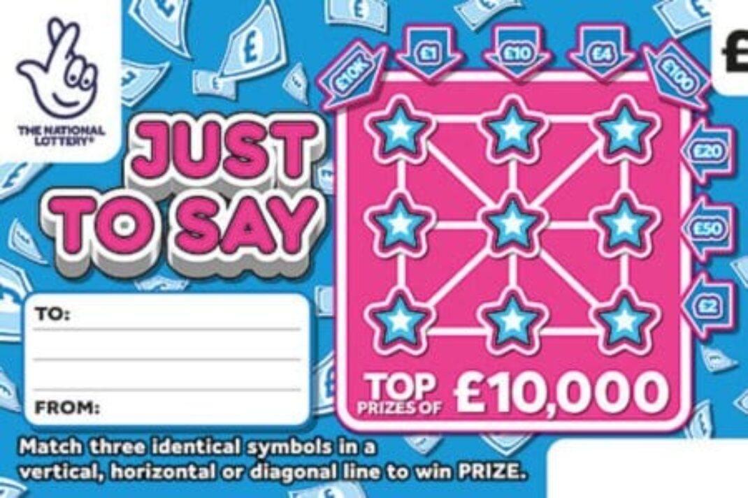 Scratch card Just To Say