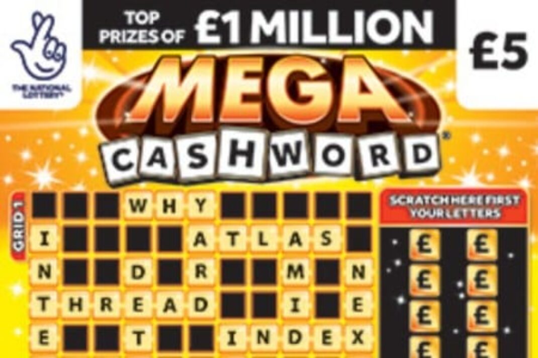 Scratch card Mega Cashword