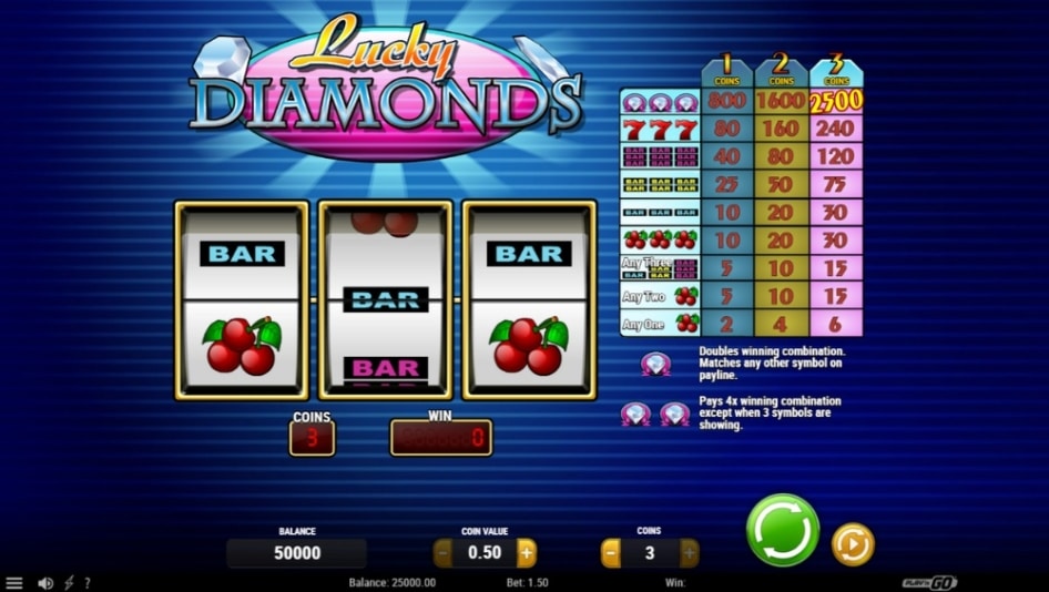 Lucky Diamonds by Play'n GO