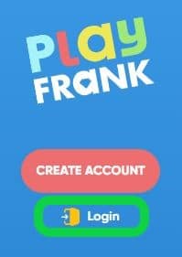 PlayFrank Casino Login Button