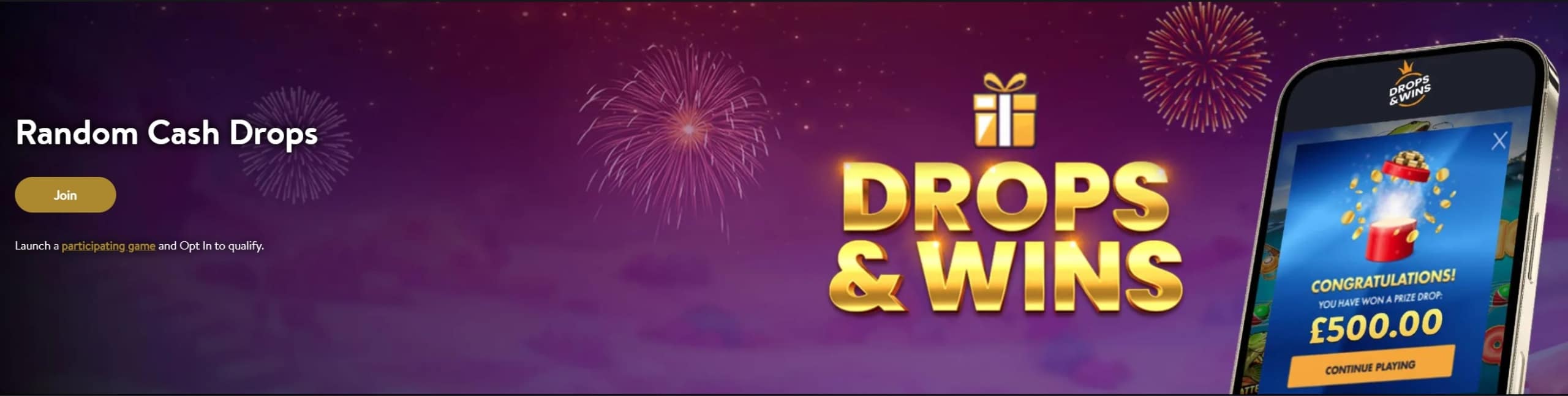 Random Cash Drops at Hippodrome Casino for Players who Wager on Pragamtic Play Slots